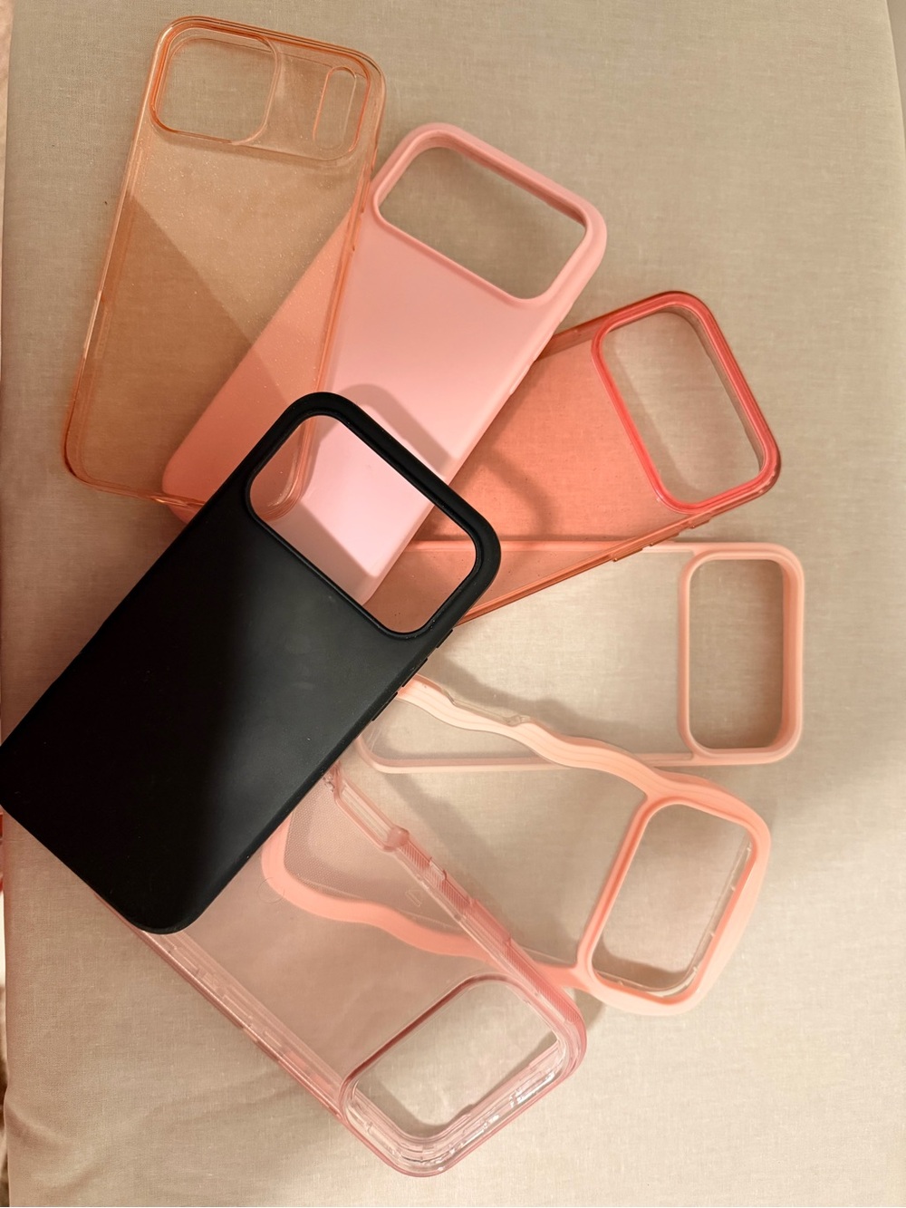 iPhone 17 Pro Max Pink Case Bundle
